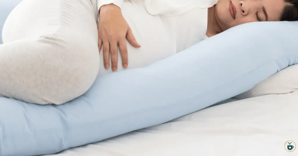U shape pregnancy pillow for expecting moms