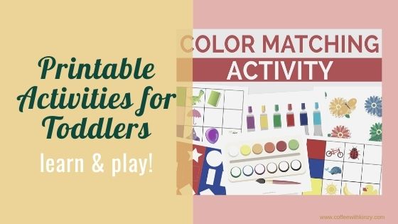 Printable Activities for Toddlers: Learn and Play At Home