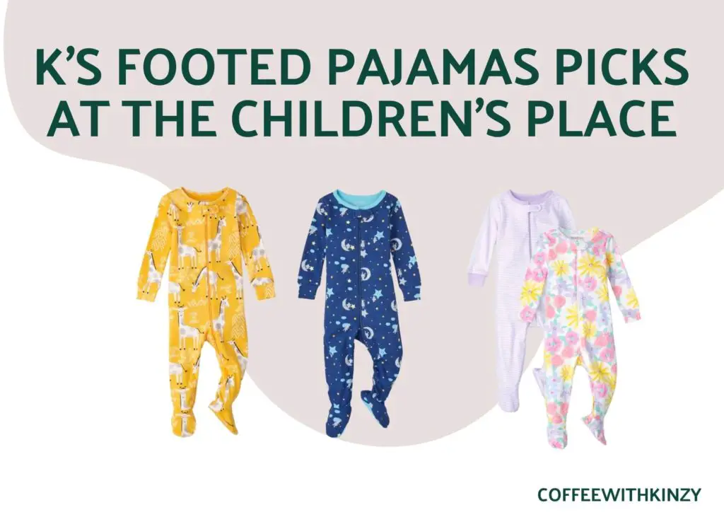 Cute footed pajamas at the children's place: giraffe, space and floral/purple 2 pack