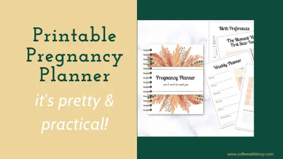 Printable Pregnancy Planner Preview